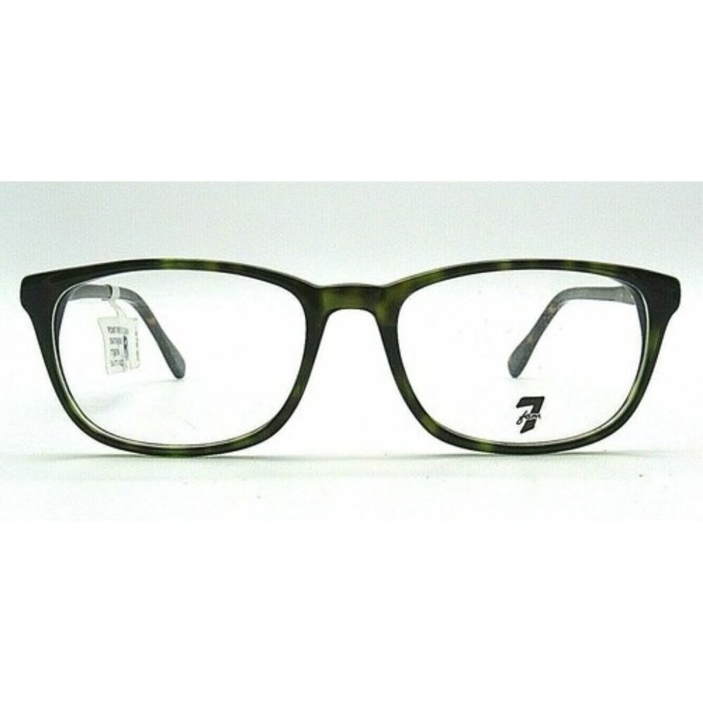 7‎ For All Mankind Eyeglass Frames Unisex 54-17-142 Green New Point Reyes